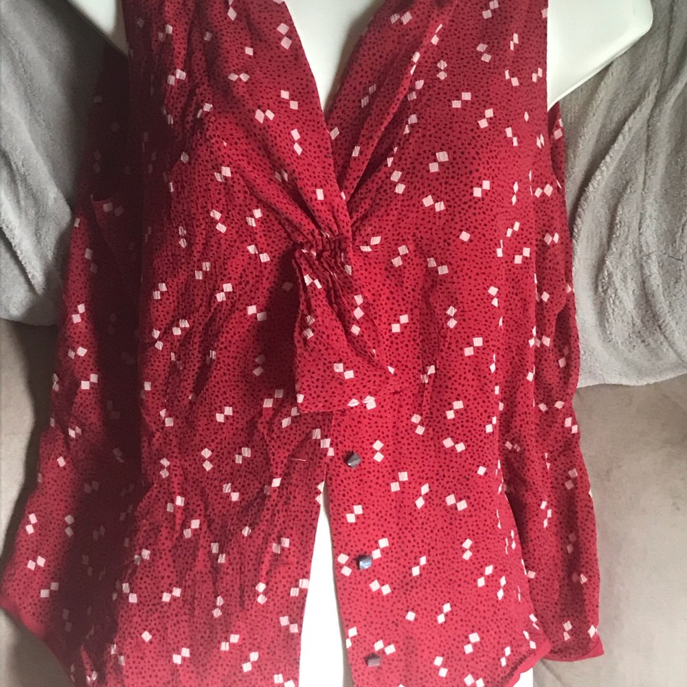 Dana Buchman silk blouse 14p